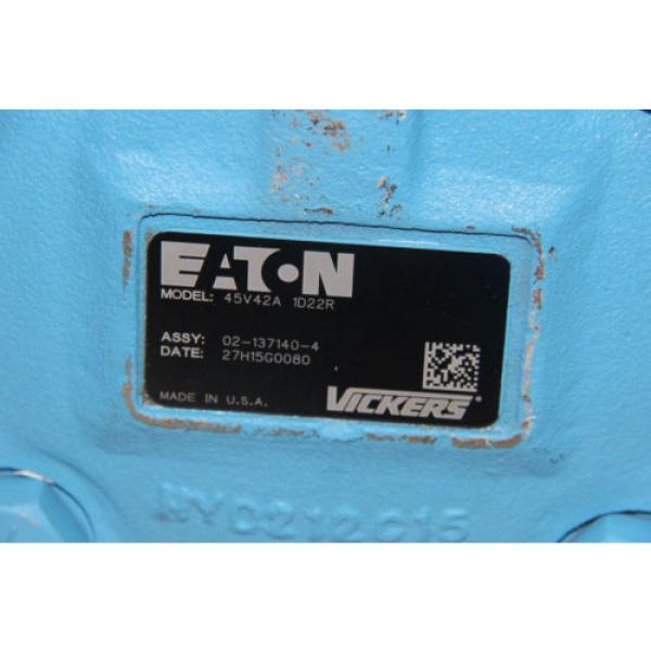 Eaton Vickers Hydraulic Vane Pump 45V42A 1D22R PN: 02-137140-4 #3 image