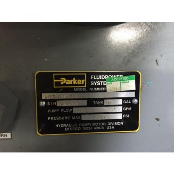 Parker Hydraulic Pump, 10 Gal. , 5 HP, Model H13.2LOPO/113 #5 image