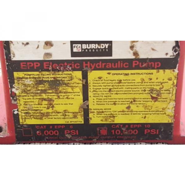 Burndy Epp10 Lightweight Hydraulic Pump, 10, 000 Psi #2 image