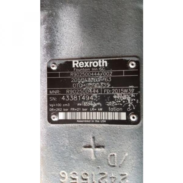 origin Rexroth Hydraulic Piston pumps AA10VO100DFR31RPKC61N00 / R902500444 #2 image