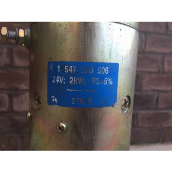 Bosch Hydraulic Pump Motor 24V 1547220506 #3 image