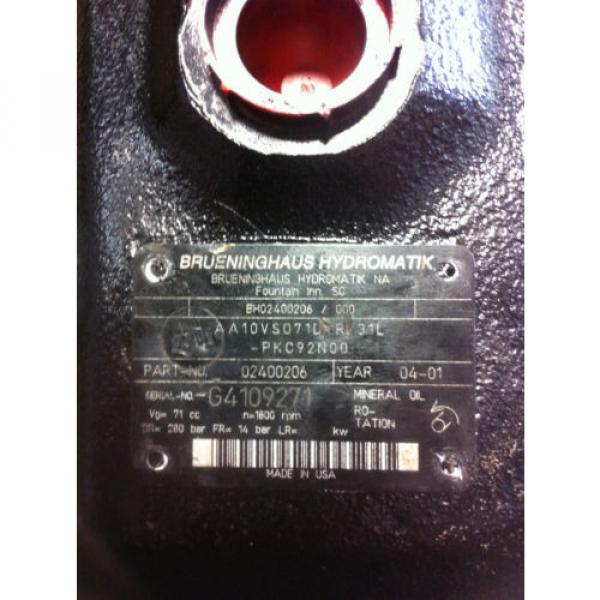 Rexroth AA10v071dr/31L Hydraulic Pump #2 image