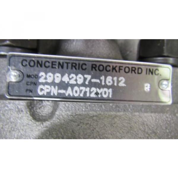 NEW CONCENTRIC ROCKFORD 2994297-1612 B HYDRAULIC PISTON PUMP CPN-A0712Y01 #2 image