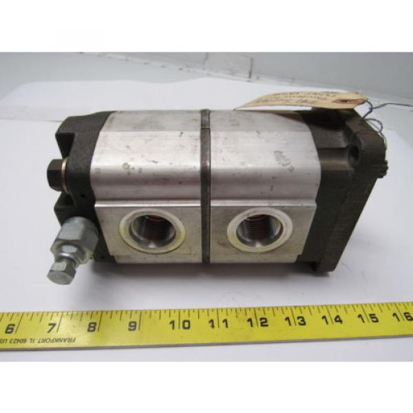 Commercial Shearing P11 Tandem Hydraulic Pump W/Relief Valve #1 image
