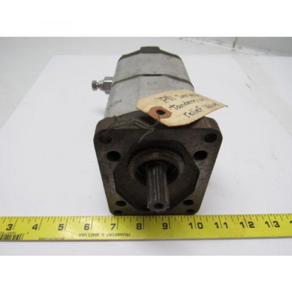 Commercial Shearing P11 Tandem Hydraulic Pump W/Relief Valve #4 image