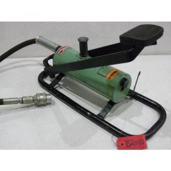 Elpress SKV 1001 Hydraulic Foot Pump {Slightly Used-See Photos} W/Hose/Coupler #1 image