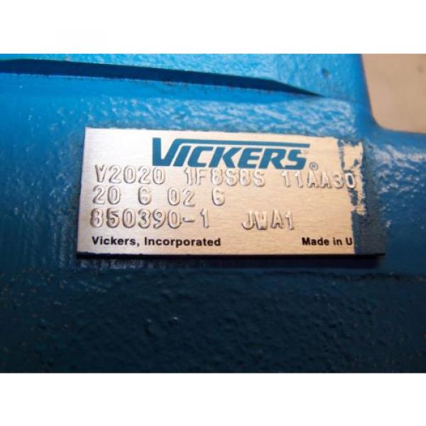 NEW VICKERS FIXED DISPLACEMENT DOUBLE VANE HYDRAULIC PUMP V2020-1F8S8S-11AA30 #5 image