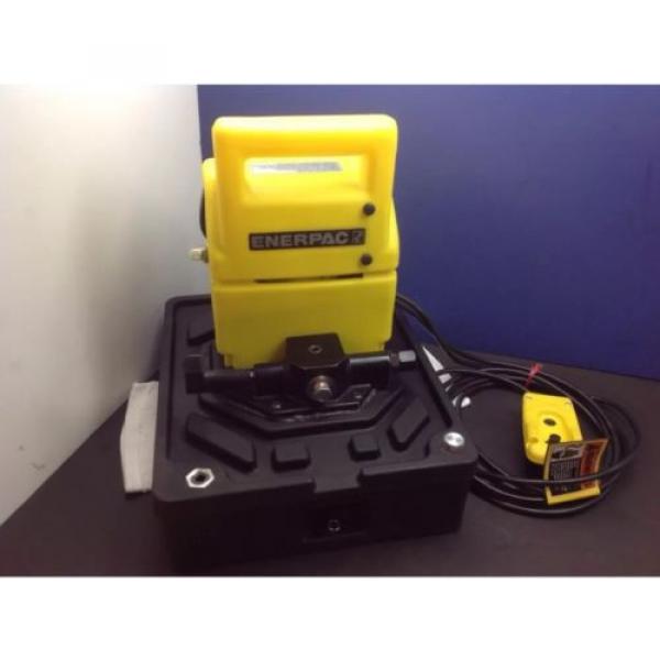 ENERPAC PUJ-1201E ELECTRIC HYDRAULIC PUMP 3 WAY 2 POSITION 1 GAL. 230V/0.5HP NEW #1 image