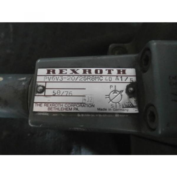 Rexroth PV6V3-20/25R8MC 40 A1/5, Hydraulic Vane pumps origin Old #2 image