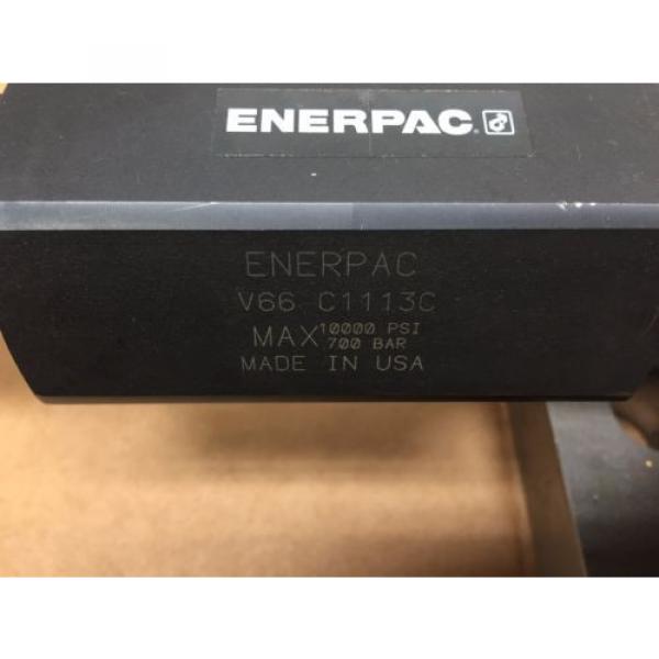 Enerpac RSM300 30 Ton 1/2 inch stroke Hydraulic Cylinder mounted in press #4 image