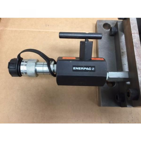 Enerpac RSM300 30 Ton 1/2 inch stroke Hydraulic Cylinder mounted in press #5 image