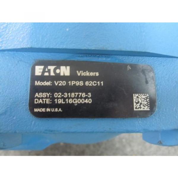 Origin EATON VICKERS VANE PUMP V20-1P9S-62C11 POWER STEERING PUMP 02-318776-3 #3 image