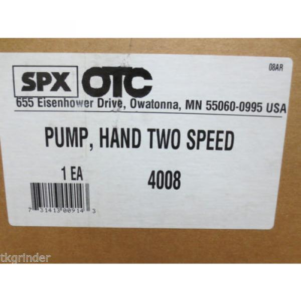SPX 4008 Two-Stage Hydraulic Hand Pump #1 image
