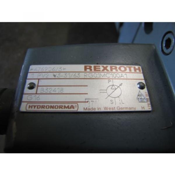 REXROTH 1PV2V3-31/63RG01MC100A1 1PV2V4-20/32RE01MC0-16A1 VANE HYDRAULIC pumps #3 image