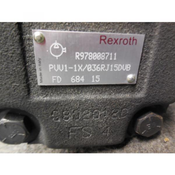 Origin BOSCH REXROTH VANE pumps MODEL # PVV1-1X/036RJ15DVB # R978008711 #3 image