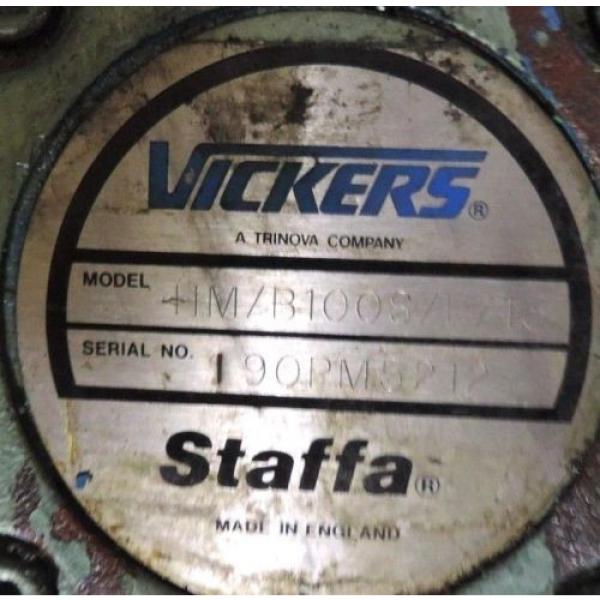 VICKERS STAFFA HM/B100S/F/13 RADIAL PISTON HYDRAULIC MOTOR HMB SER FIXED DISP #2 image