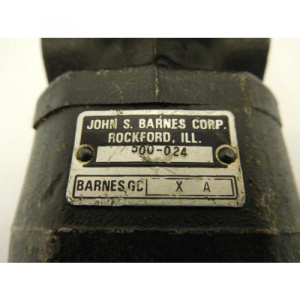 Barnes 500-024 Hydraulic Pump #2 image