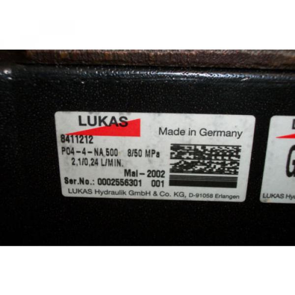 Lukas Hydraulic Power Unit PO-4 D-91058 #5 image