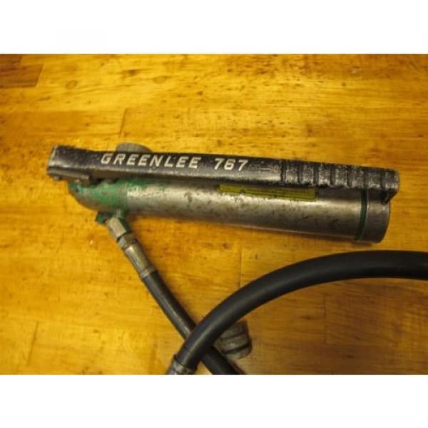 Greenlee Hydraulic Hand Pump 767 With assorted extras Tested Works. #2 image