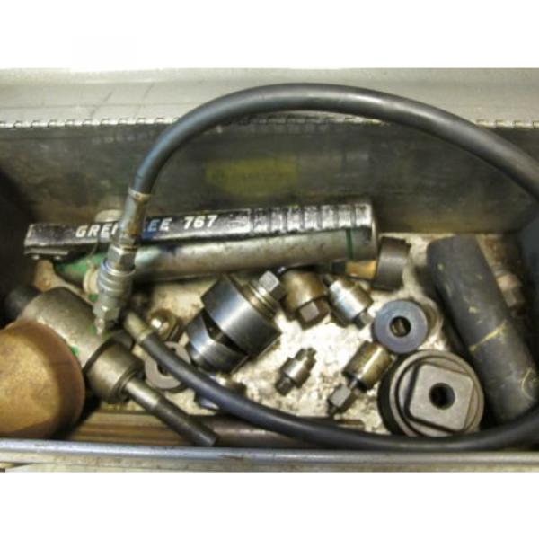 Greenlee Hydraulic Hand Pump 767 With assorted extras Tested Works. #4 image