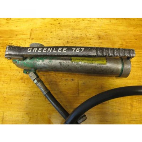 Greenlee Hydraulic Hand Pump 767 With assorted extras Tested Works. #5 image