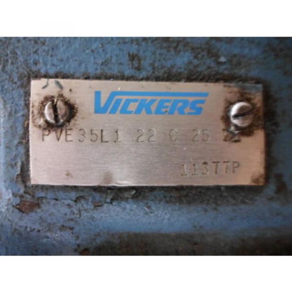 VICKERS Hydraulic Piston Pump PVE35L1 22 C 25 21 #2 image