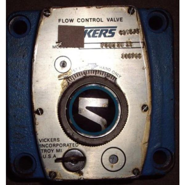 Vickers Hydraulic Flow Control , # FG032822 , (A7L) #1 image