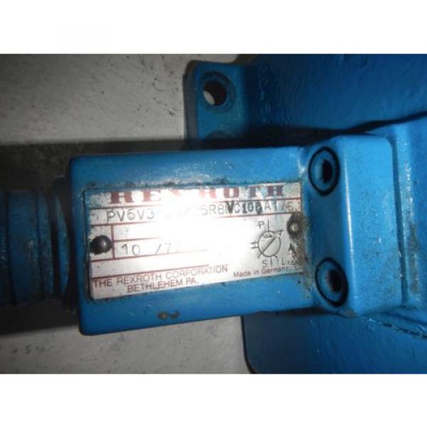 Rexroth Egypt Germany PV6V3-20/25R8VVC100A1/6 Hydraulic Press Comp Vane Pump #2 image
