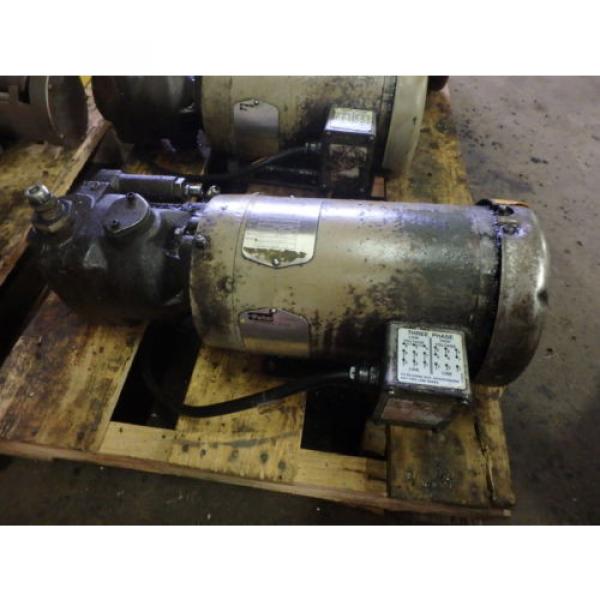 Parker Hydraulic Pump 35N401Y183G1_with Motor #3 image