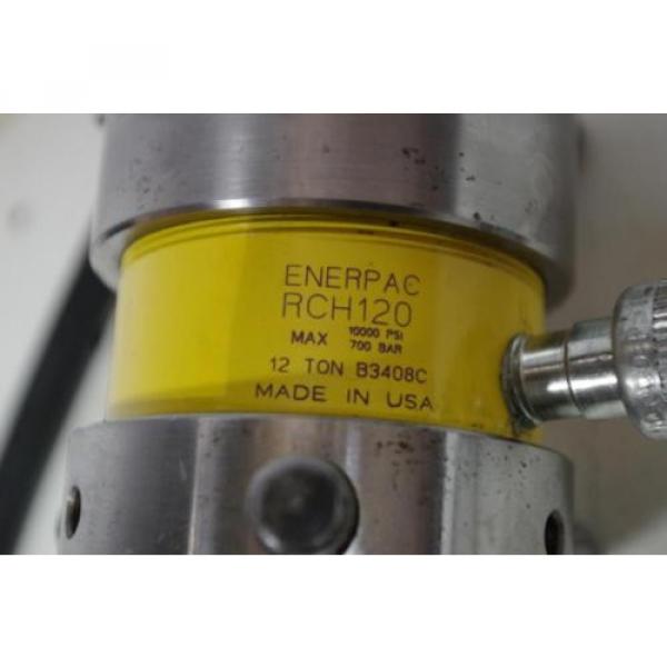 ENERPAC HYDRAULIC CYLINDER   RCH120  10,000PSI   12TON  CYLINDER   CODE: HC-21 #4 image