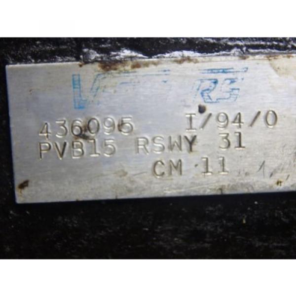 Vickers Hydraulic Pump PVB15-RSWY-31-CM-11_PVB15RSWY31CM11_WITH BASE #2 image