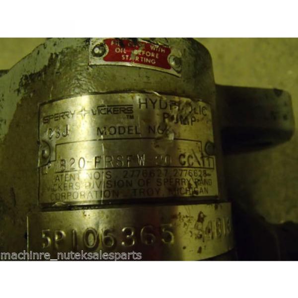 Vickers Hydraulic Pump PVB20-FRSFW-20-CC-11 _ PVB20FRSFW20CC11 #5 image