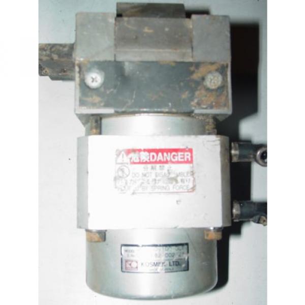 KOSMEK Pair Hydraulic Pneumatic Work Holding Clamps T-head QE04ED-100-5RT &amp; 5LT #1 image