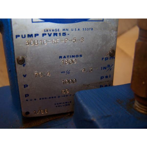 CONTINENTAL PVR15-30B10-RF-P-5-B VARIABLE DISPLACMENT HYDRAULIC VANE PUMP #5 image