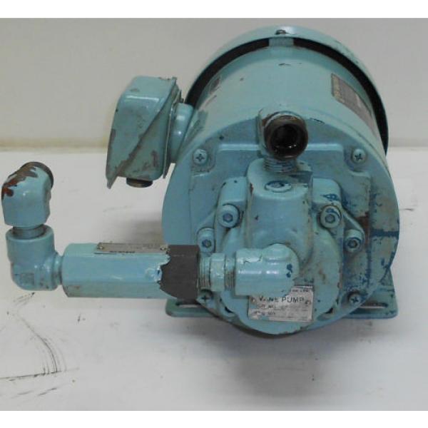 2 HP origin Panapower Motor EM-FA10 w/ Daikin Hyd Vane Pump, DS135P-11, Used, #3 image