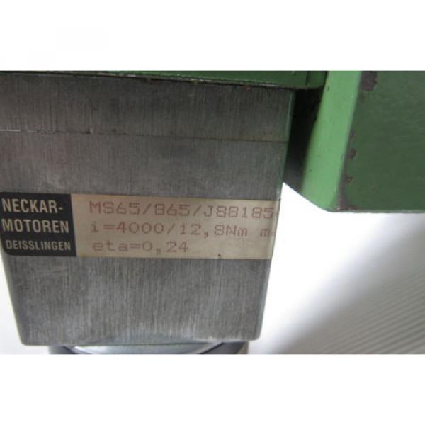 Neckar Motoren D644/865/J881854 Motor w/ Gearbox Reducer w/ Right angle Gearbox #4 image