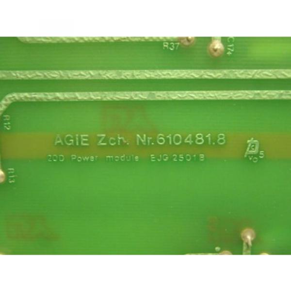 AGIE Zch., 20D POWER MODULE CIRCUIT BOARD, Nr. 610481.8 #4 image