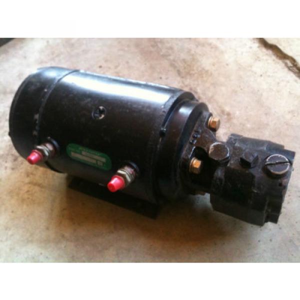 Prestolite 12- Volt DC VDC Motor / Barnes hydraulic pump #1 image
