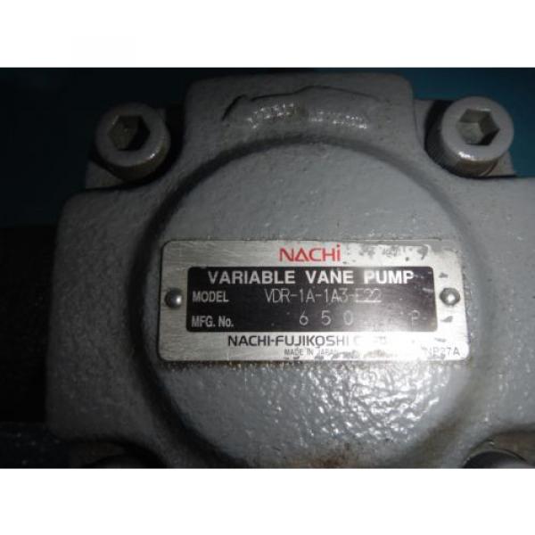 Natchi VDR-1A-1A3-E22 Hydraulic Pressure Compensated Vane Pump 8GPM #2 image