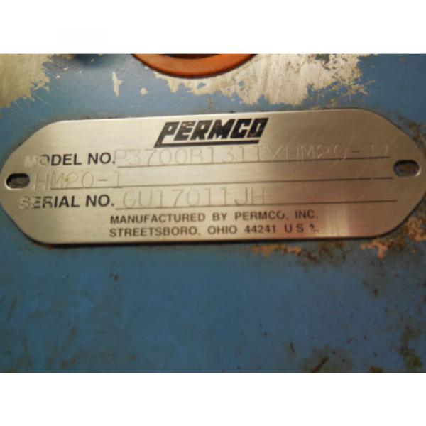NEW PERMCO HYDRAULIC PUMP # P3700B131TXHM20-1AHM20-1 #4 image