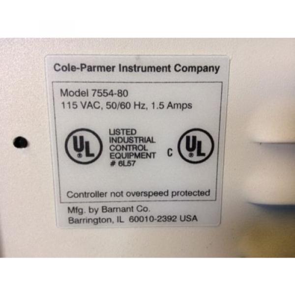 Cole Parmer MasterFlex L/S Dual Head 7554-80 #4 image