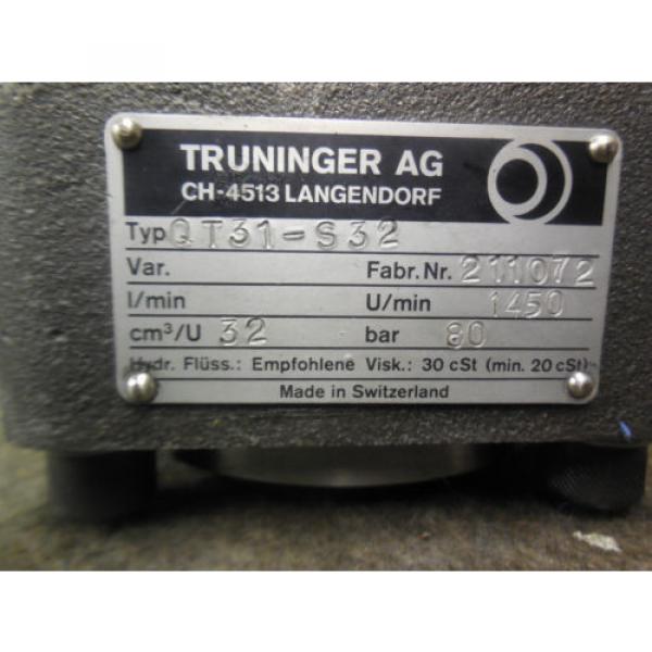 NEW TRUNINGER AG HYDRAULIC PUMP QT31-S32 #2 image