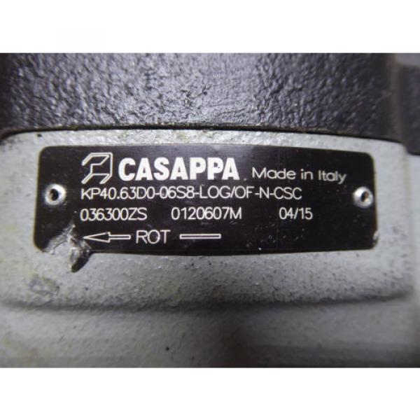 NEW CASAPPA HYDRAULIC PUMP # KP40.63D0-06S8-LOG/OF-N-CSC #4 image