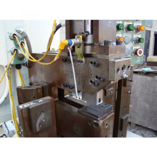 Hydraulic Press Station Barnes 7.5HP Power Unit Omron PLC Cylinder Punch Die #5 image