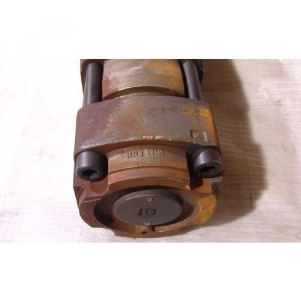 Bucher hydraulic pump triple internal gear 2-7/16&#034;  shaft weighs 600# #3 image