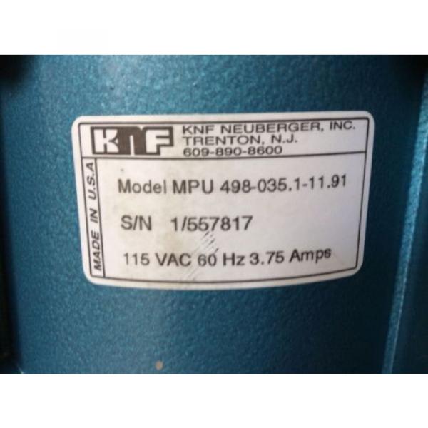 KNF Neuberger Vacuum Pump MPU 498-035.1-11.91 #5 image