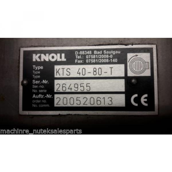 Knoll Coolant Pump Type: KTS 40-80-T_KTS4080T_Order Number: 200520613 #5 image