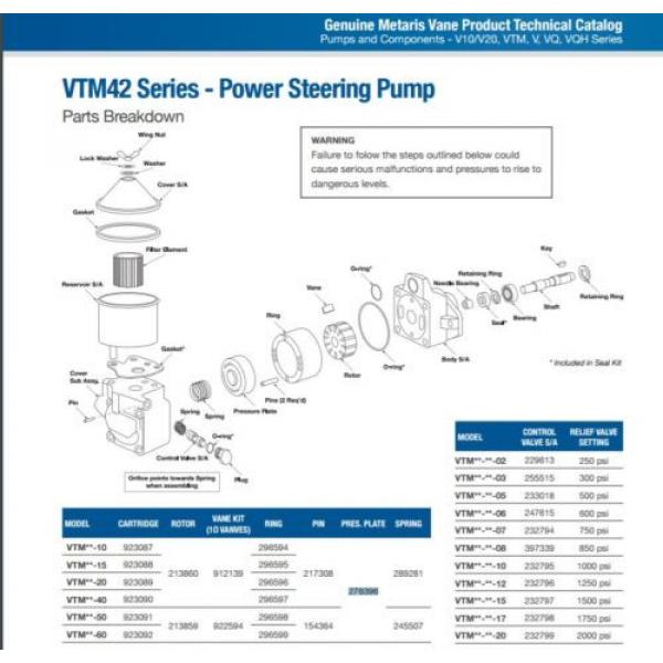 276396 Eaton / Vickers VTM42 Series Pressure Plate Fits Most VTM Pumps [B2S4] #5 image