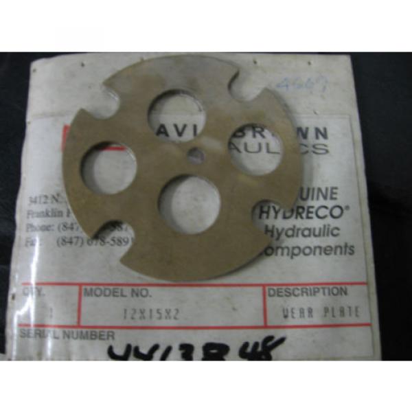 Hydreco Hydraulic Components - Wear Plate - 12 x 15 x 2 - NOS NIB #1 image