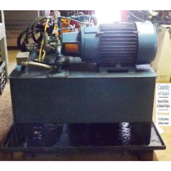 1 USED HYDRAULIC POWER PACK 10 HP MOTOR NACHI PUMP ***MAKE OFFER*** #4 image
